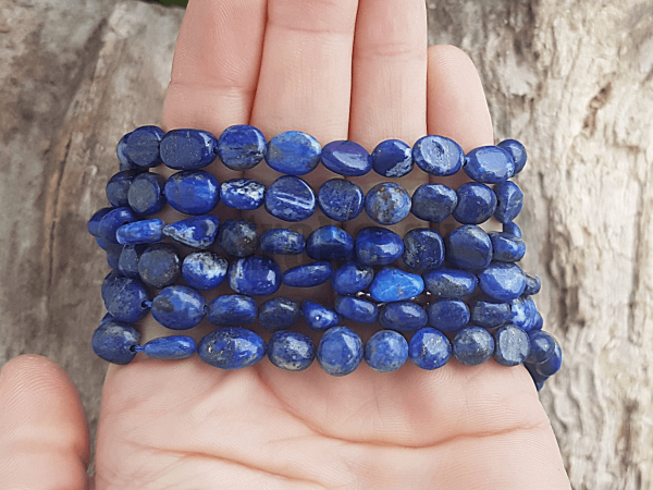 Lapis lazuli korálky nugety šnúra