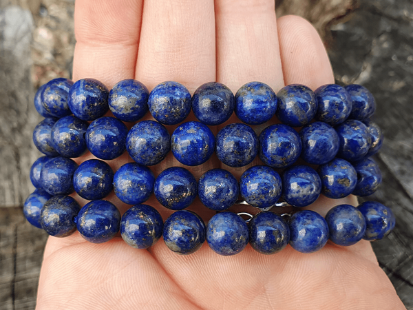 Lapis lazuli korlky 8mm polnra