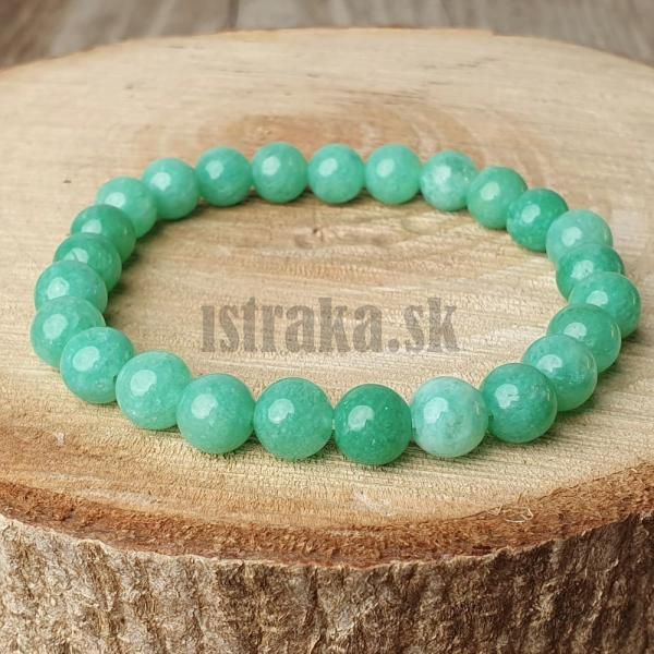 Nramok jadeit 8mm svetlozelen