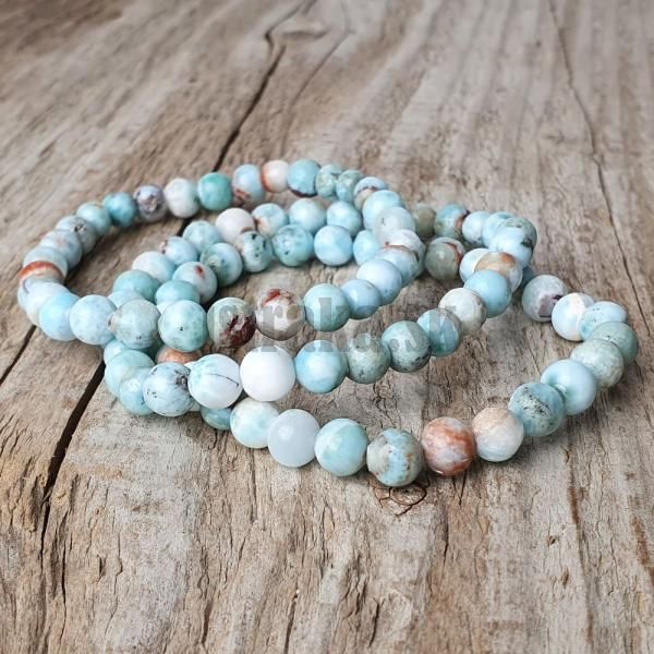 Nramok larimar mix farieb 6mm