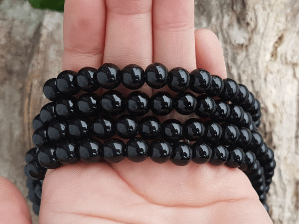 Tlaen korlky 8mm ierne nra