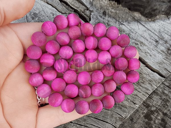 Tigrie oko korlky 8mm ruov matn nra